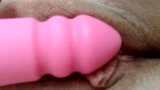 Vibrator on shaved pussy snapshot 3