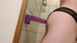 Cumming with no hands while riding dildo snapshot 16