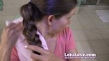 Lelu Love-POV BJ Cumshot In Braided Hair snapshot 3