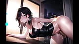 Hostess club de noapte la serviciu! (cu masturbare cu pizdă sunet ASMR!) Hentai necenzurat snapshot 3