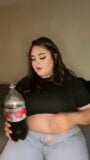 BBW Thicccollegegirl coke & mentos bloat snapshot 9