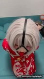 Kigurumi mochi colado e amordaçado snapshot 3