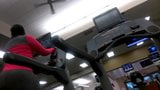 Fat ass Ebony on Treadmill part1 snapshot 9