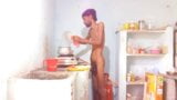 Part 3 Hot boy Rajeshplayboy993 Cooking video. Masturbating his big cock and moaning sounds snapshot 2