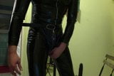 Fucked in my new vinyl catsuit snapshot 3