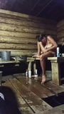 Long Legged Country Girl In Her Bathhouse snapshot 11