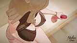 Oppai, la voisine te branle - Hentai 3D snapshot 4