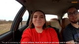 Everyone saw what she was doing. Blowjob while driving! snapshot 4