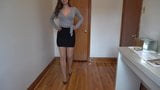 Pantyhose and heels – office style snapshot 6