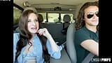 Stepsister Aubree Valentine Tempts Step bro Into The Back Of His Truck With Her Trimmed Pussy snapshot 1