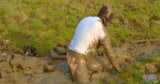 Lara Croft fucked in mud – Full Video snapshot 10