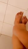 She’s Get Fun with Cream and Shaving Her Legs snapshot 2