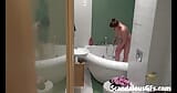 Filmed my naked girlfriend washing up in the bathtub snapshot 1