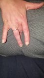 amateur fingering through ripped trousers snapshot 1