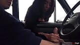 Stranger girl jerk off and sucked my dick through a car window in a public parking lot snapshot 13