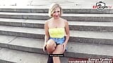 Public Sex date after disco with german blonde teen slut snapshot 2