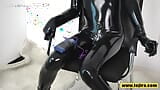 Fejira com Latex clothing tightening bondage orgasm snapshot 5