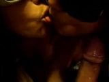 two latinas slurping and licking a hard cock snapshot 8