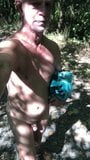 Naked nude in a public park snapshot 7