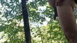 Walking in the woods naked. So hot, not even pee come out! snapshot 16