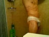 azeri Sexy muscle shower snapshot 5