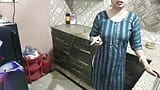 Stepmom seduces her stepson for the hardcore fucking in the hot kitchen in hindi snapshot 2