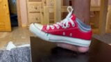 Schiaccia la palla con i mandrini converse rossi snapshot 9