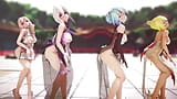 Mmd R-18 anime chicas sexy bailando (clip 24) snapshot 5