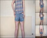 Haley Posing in Denim Shorts snapshot 2