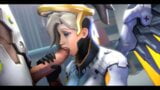 Mercy 18 - Overwatch СМЖ и блендер, порно подборка snapshot 3