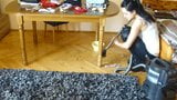Vacuuming clothes snapshot 2
