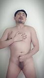 Indonesian Chindo Jerking off in the morning snapshot 7