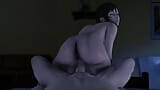 SFM iris cowgirl al contrario cavalcando (versione nuda) snapshot 10