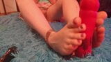 hot phone video foot fetish clip close up snapshot 13