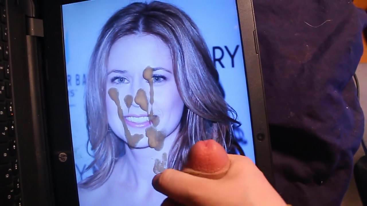 Jenna Fischer Cum Tribute Cum Facial: Gay Porn