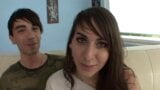 Sexy Webcam couple play for the first time in front of the Camera snapshot 4