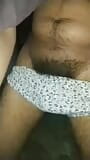 Indian boy wearing bra and panty and then masturbating , dancing and fingering in his ass snapshot 9