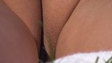 Pussy Slip While Laying Out In Public  snapshot 10