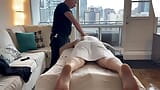 Horny dad gets hard during massage snapshot 11