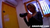 Die blonde Sylvie Castro Bett gefickt und bekommt eine schlampige Gesichtsbesamung snapshot 1