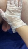 trying to milk my lover in latex gloves snapshot 2