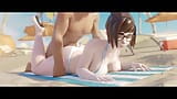 Mei in a Tiny Bikini Gets Prone Boned on the Beach snapshot 5