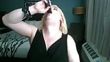 endora drives that dildo down her throat after someone dumped a load snapshot 8