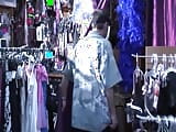 Sexy brunette chick from France gets fucked in the back of the store snapshot 5