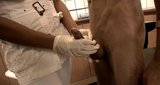 L'anziano viene al giovane medico femminile snapshot 4