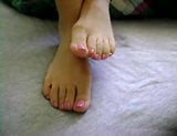 You like my tiny pink toes? snapshot 1