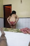 Desi wife removing clothes in front of husband, Hindi audio snapshot 8