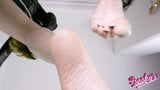 Being Smothered By NELLY'S NYLON Covered FEET! snapshot 17