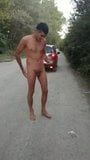 Young nude slut offers himself to strangers on the street snapshot 2