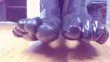 Piede feticcio in lattice Kigurumi solo asmr feet snapshot 5